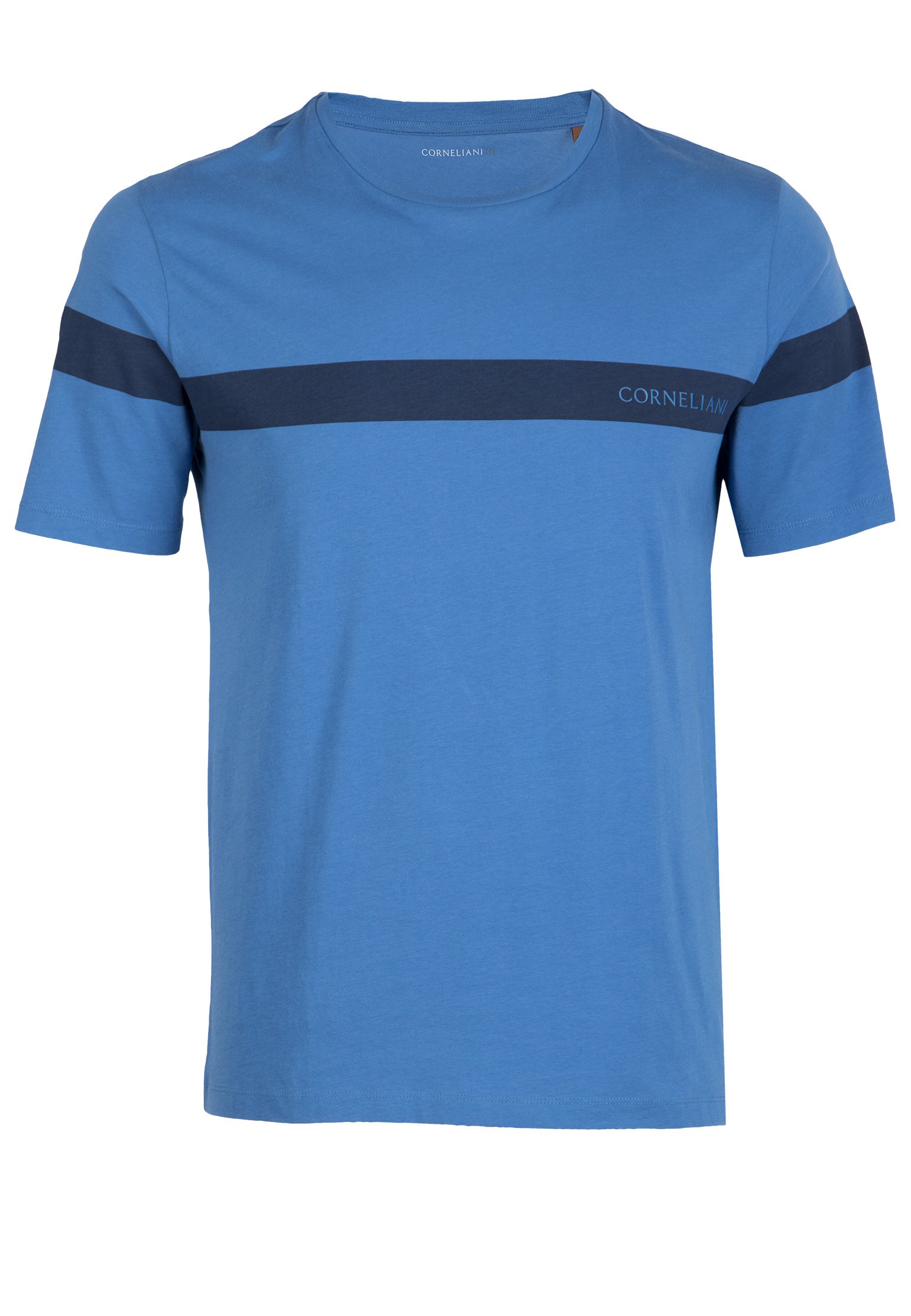 

Футболка мужская Corneliani 107861 голубая 56 IT, Голубой, 107861