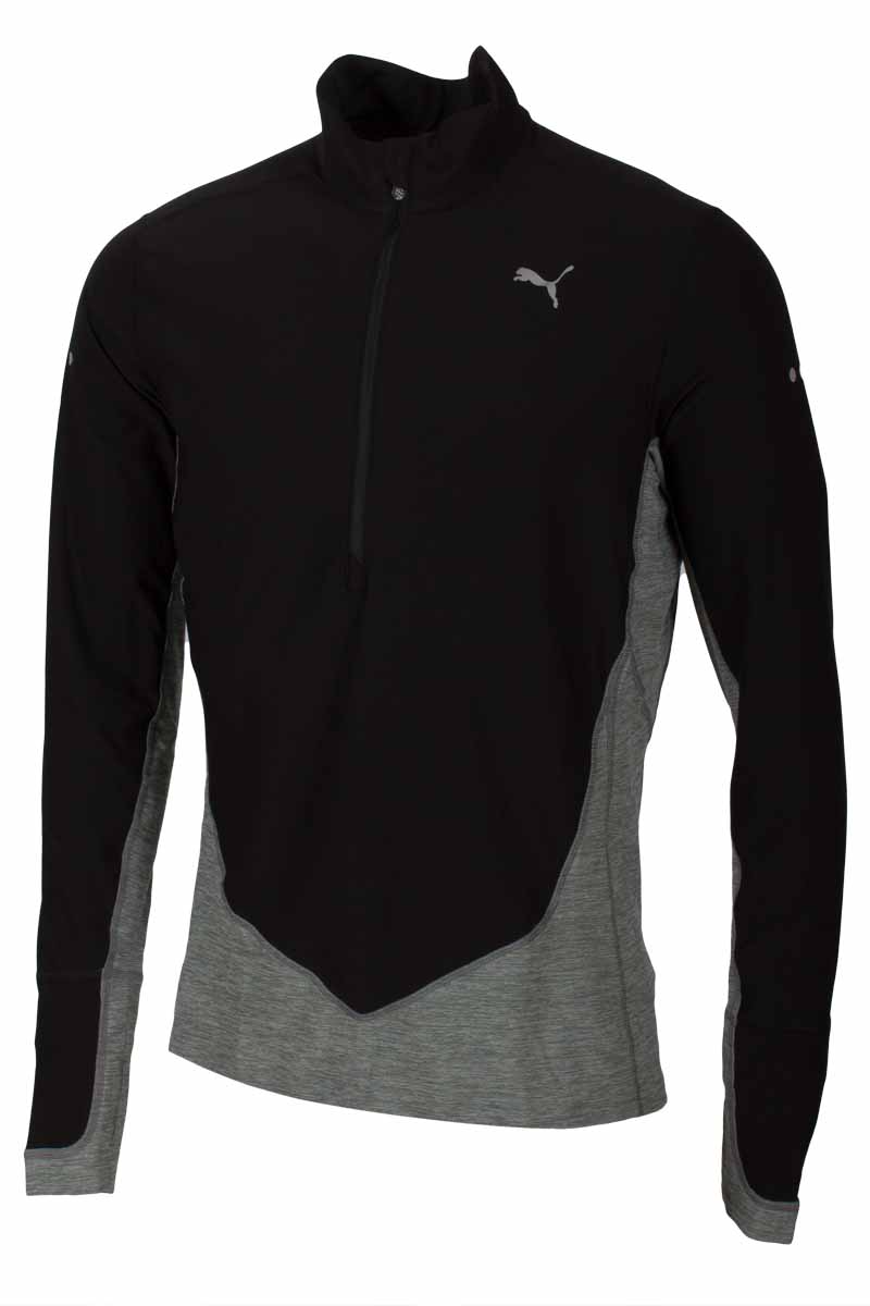 

Свитшот мужской PUMA L S 1/2 Zip Top синий XL, L S 1/