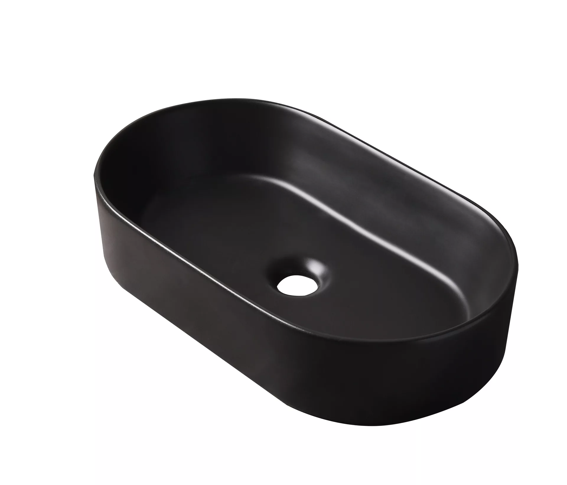 Накладная черная раковина для ванной GiD N9020bg овальная керамическая сковорода 24х14 см на подставке чугун дерево овальная черная бык authentic