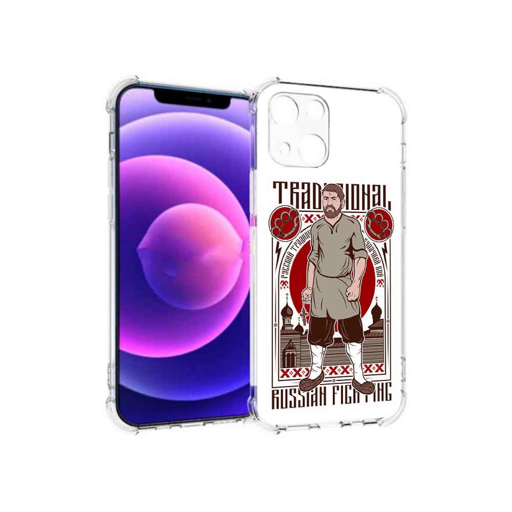 

Чехол MyPads Tocco для Apple iPhone 13 mini Традициональный мужчина (PT162959.608.173), Прозрачный, Tocco