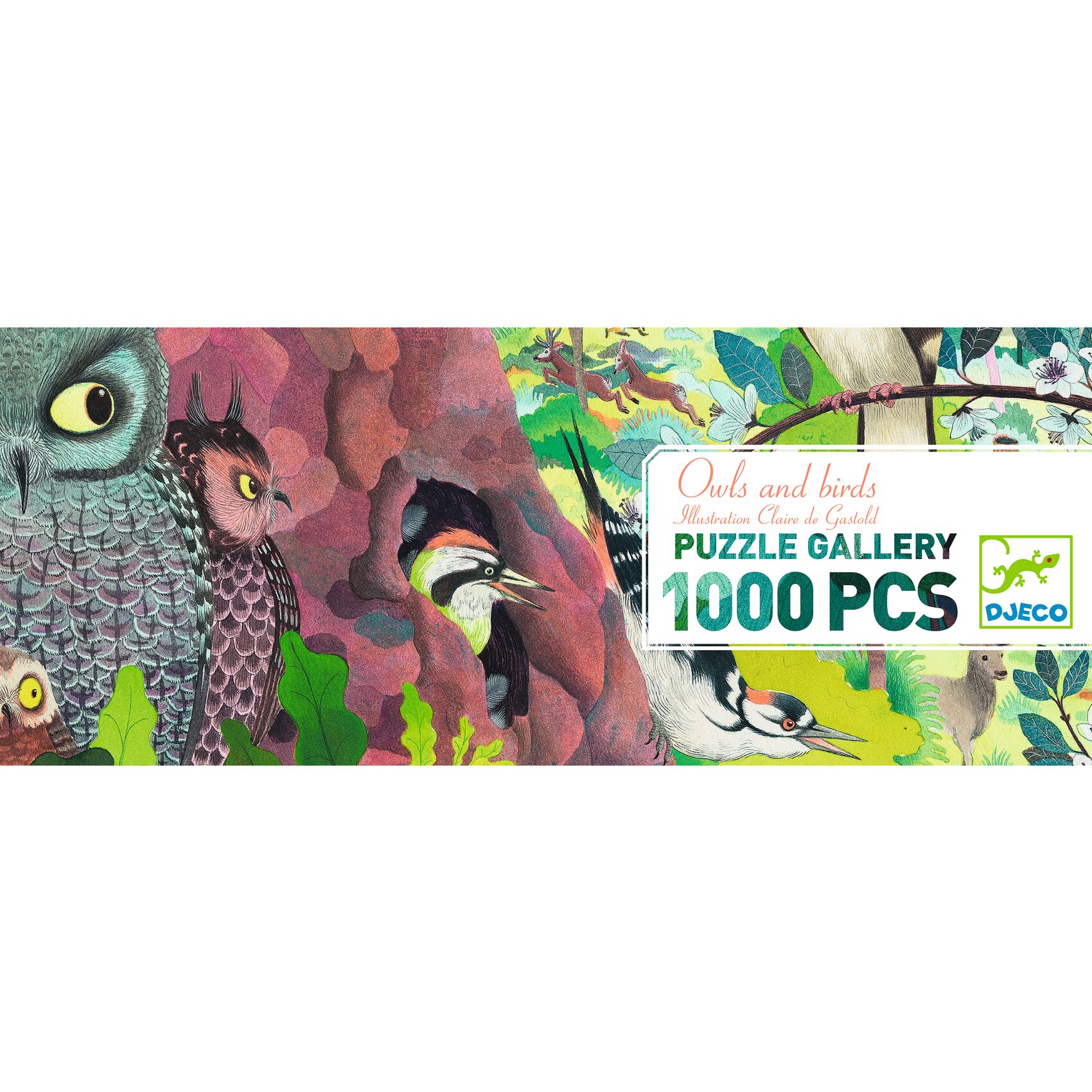 

Пазл Djeco Совы, 1000 деталей