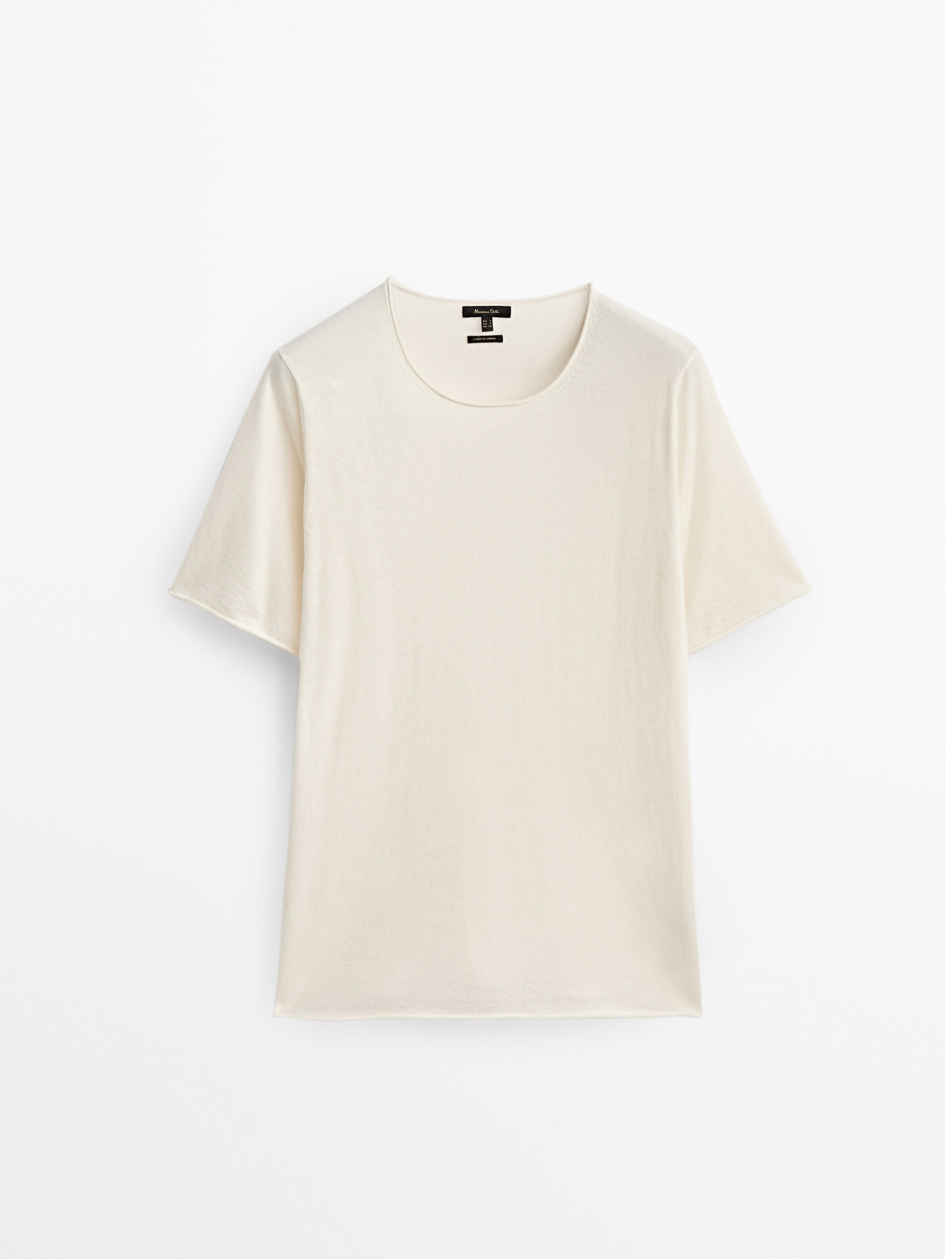 

Футболка женская Massimo Dutti 05615614712 белая S, 05615614712