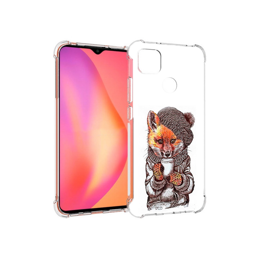 

Чехол MyPads Tocco для Xiaomi Redmi 9C лиса в шапке (PT152115.265.437), Tocco