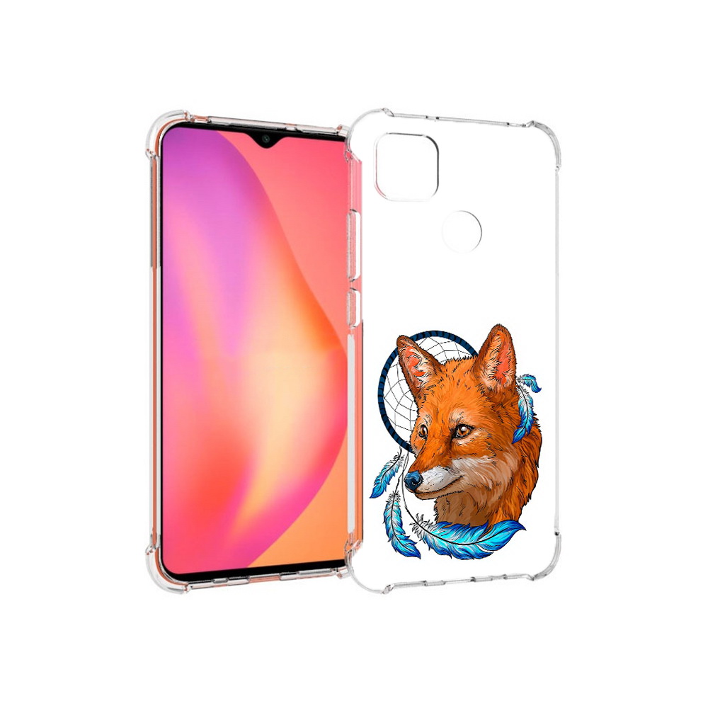 

Чехол MyPads Tocco для Xiaomi Redmi 9C лиса и ловец снов (PT152115.265.438), Прозрачный, Tocco