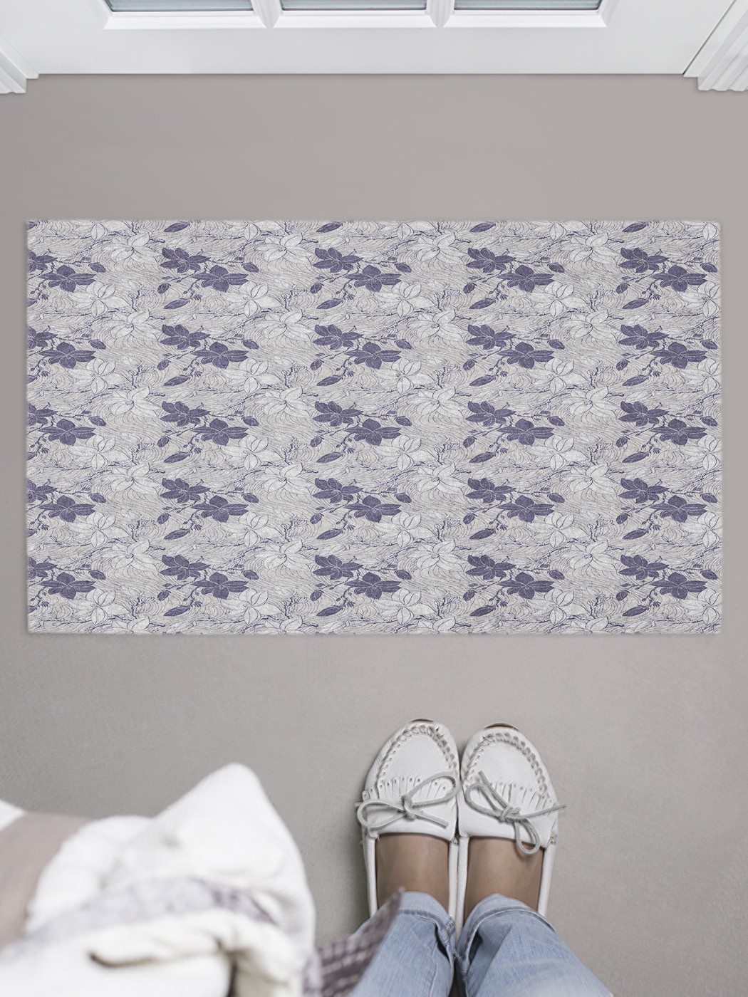 

Придверный коврик в прихожую для обуви, на резиновой основе, 75x45 см door_59518 JoyArty