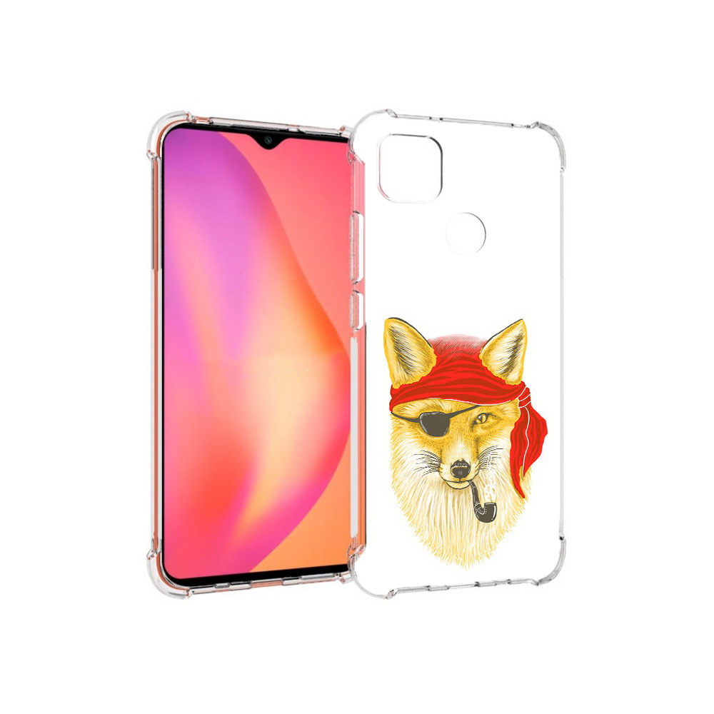 

Чехол MyPads Tocco для Xiaomi Redmi 9C лиса-пират (PT152115.265.440), Прозрачный, Tocco