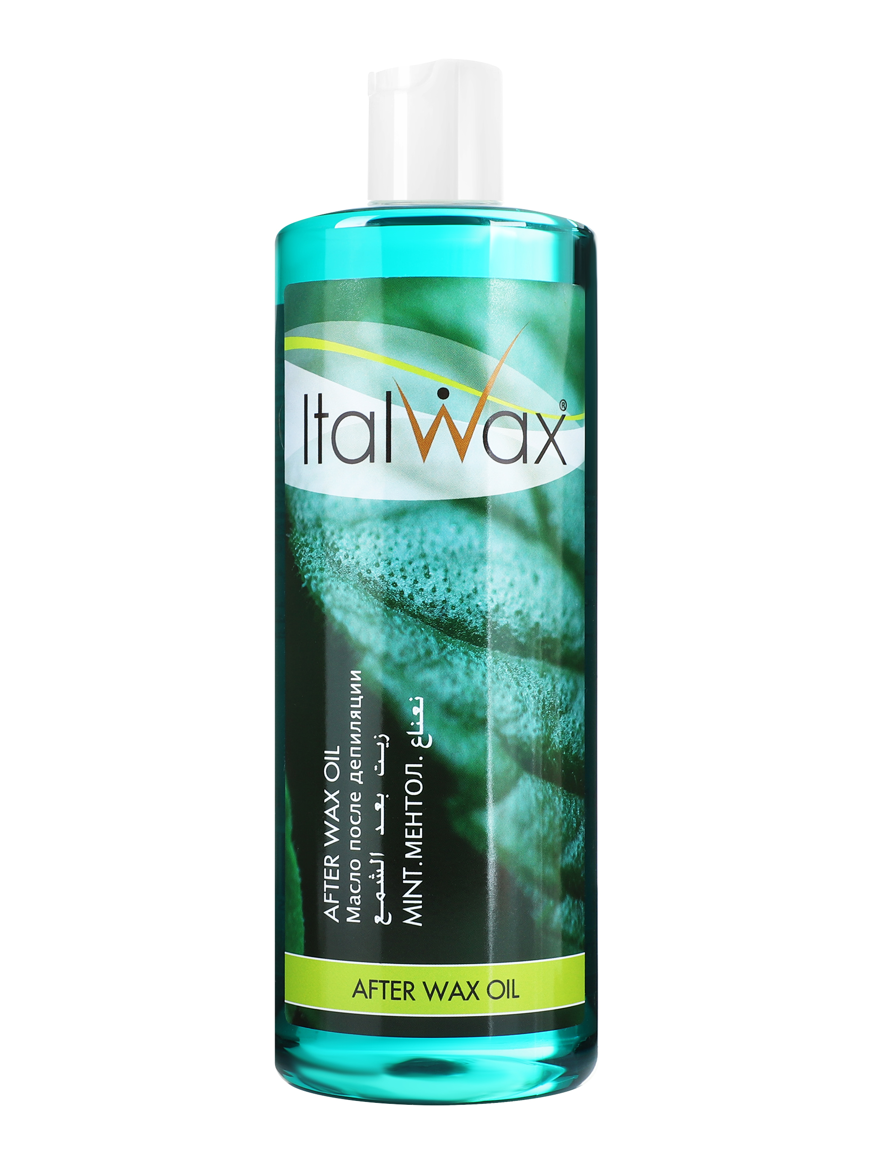 Масло для тела после депиляции Italwax очищающее охлаждающее успокаивающее, ментол, 500 мл