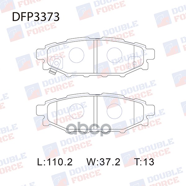 

Тормозные колодки DOUBLE FORCE дисковые DFP3373