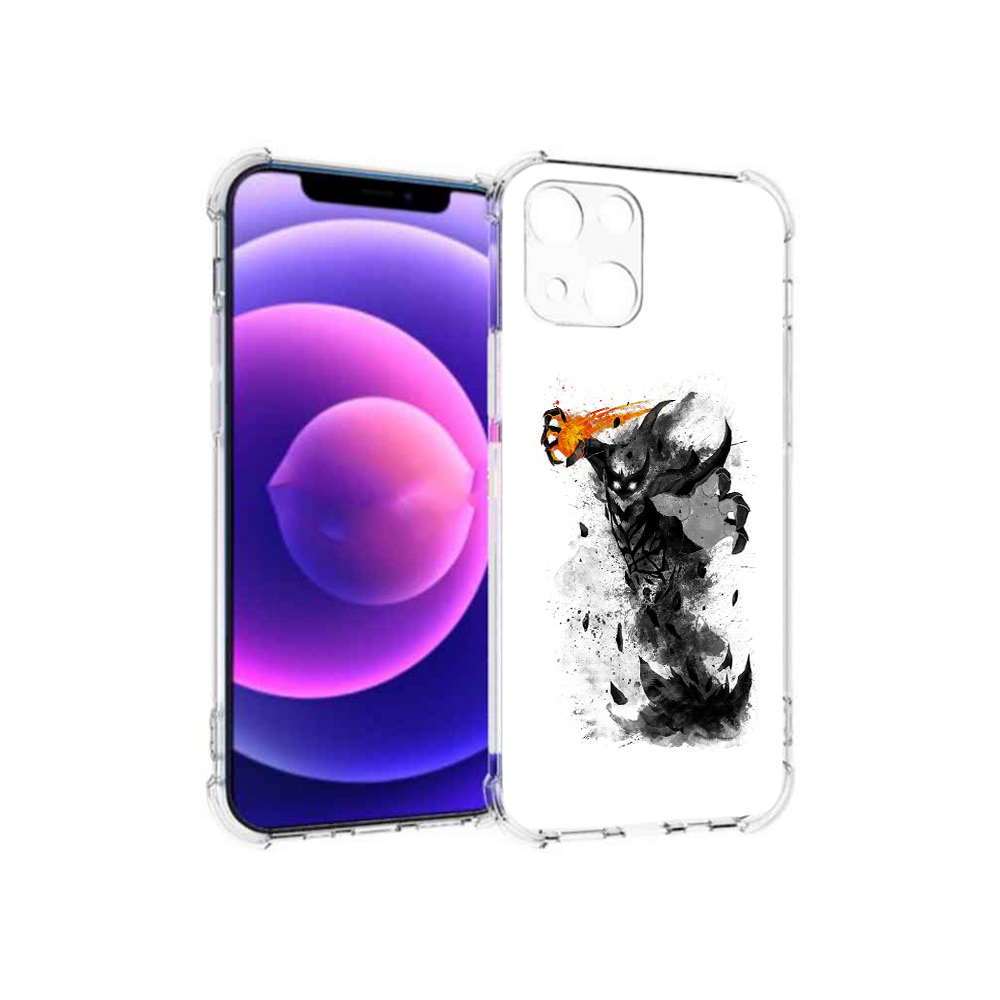 

Чехол MyPads Tocco для Apple iPhone 13 mini nevermore черно белый (PT162959.608.21), Прозрачный, Tocco