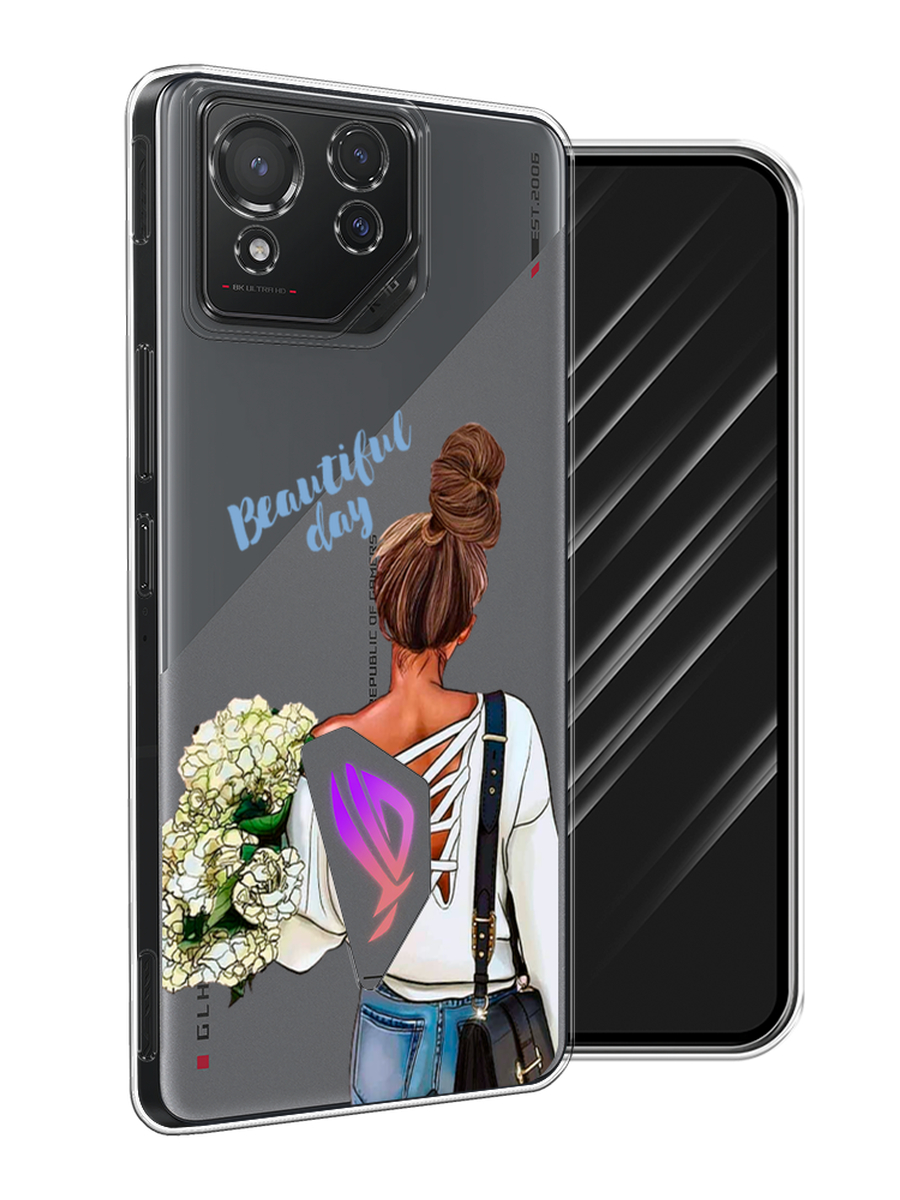 

Чехол Awog на Asus ROG Phone 8 "Beautiful day vector", Коричневый;белый;зеленый, 45150-1