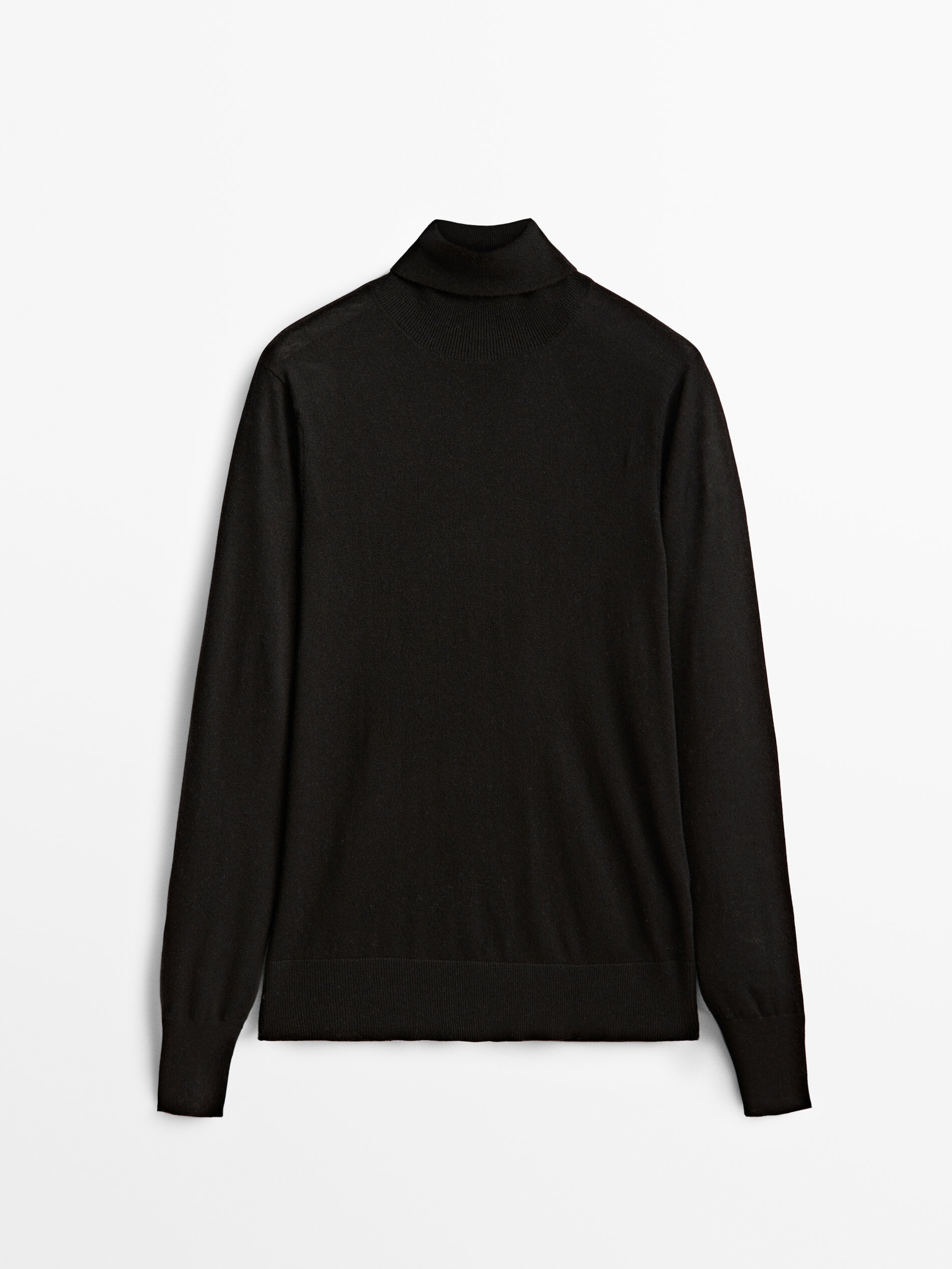 

Свитер женский Massimo Dutti 05610615800 черный XL, 05610615800