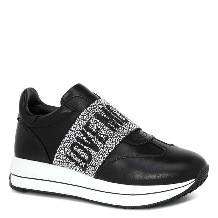 

Кроссовки женские Love Moschino JA15064G черные 41 EU, JA15064G