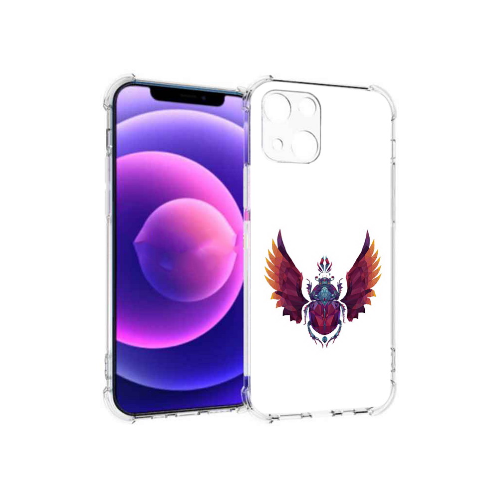 Чехол MyPads Tocco для Apple iPhone 13 mini алмазный скоробей (PT162959.608.219)