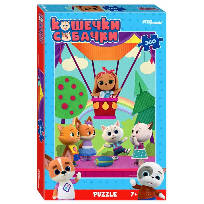 

Пазл Step Puzzle "Кошечки и собачки", 360 элементов