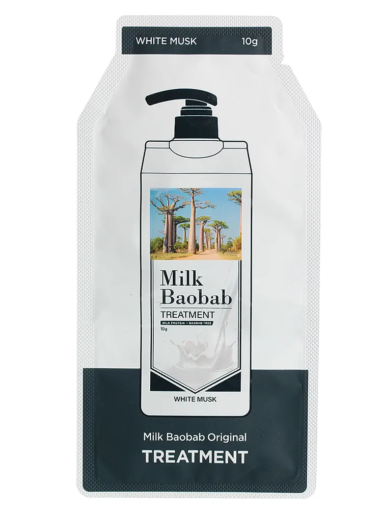 

Бальзам для волос MILK BAOBAB Original Treatment White Musk Pouch, 10 мл