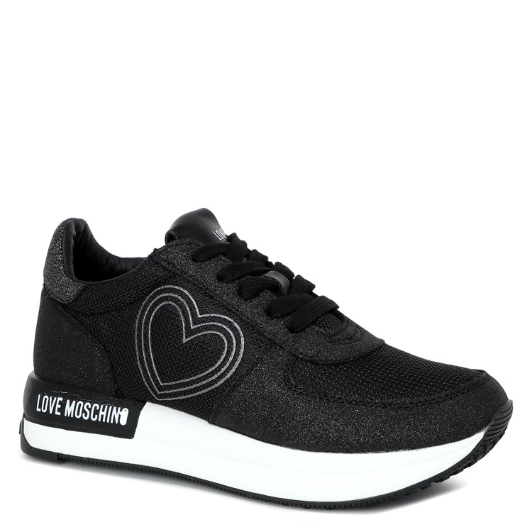 

Кроссовки женские Love Moschino JA15064G черные 41 EU, JA15084G