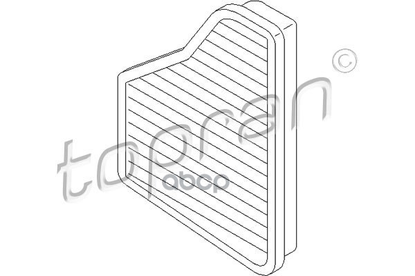 Фильтр Салона Замена Для Hp-400213755 topran арт 400213001 2170₽