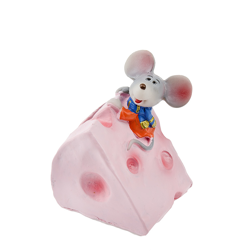фото Копилка для денег детская мышь на сыре monte christmas 6х5х7,5 см 5750540