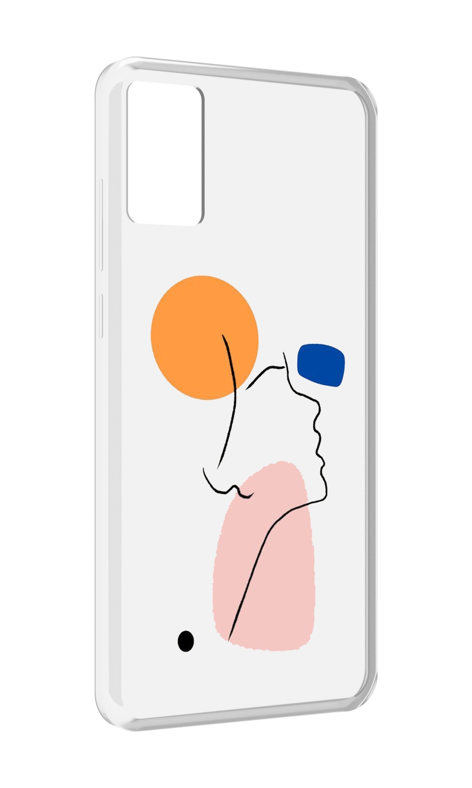 

Чехол MyPads абстракция девушки женский для CUBOT P50, Прозрачный, Tocco
