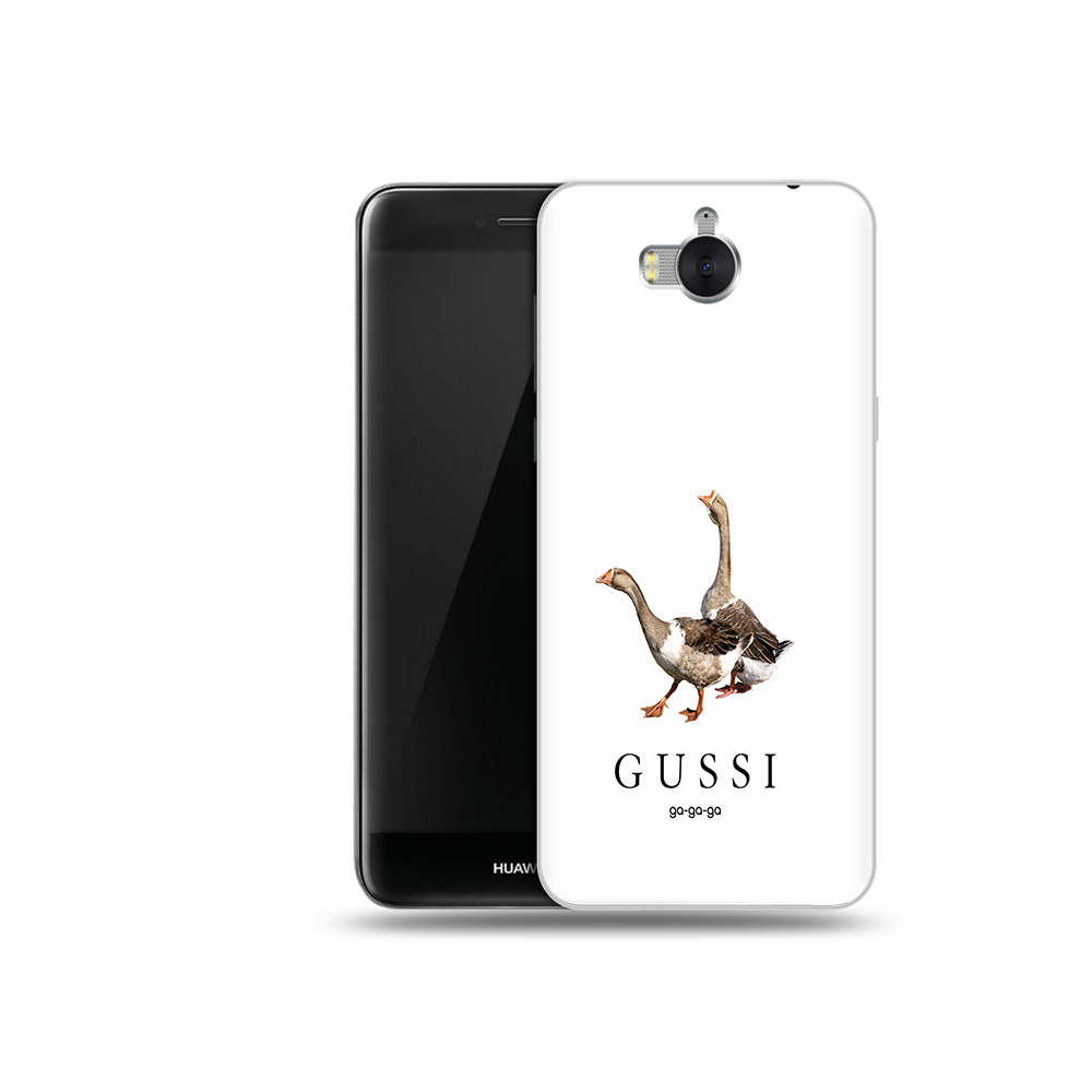 

Чехол MyPads Tocco для Huawei Y5 Гусси бренд (PT91582.58.56), Прозрачный, Tocco