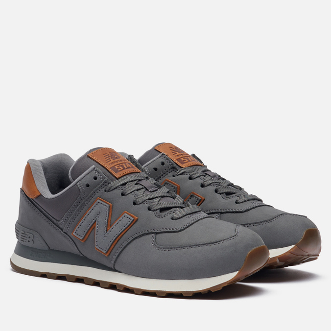 

Кроссовки мужские New Balance ML574NBA серые 45.5 EU, ML574NBA