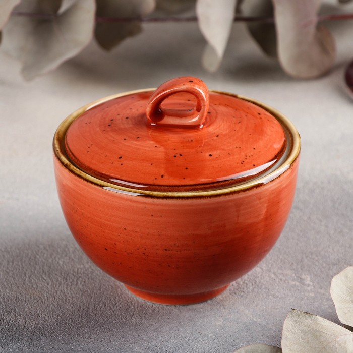 

Сахарница «Сапфир», 260 мл, цвет оранжевый, Посуда для сервировки «Сапфир»