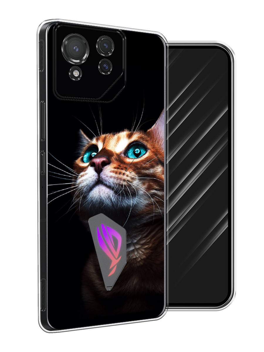 

Чехол Awog на Asus ROG Phone 8 "Мечтательный кот", Коричневый, 45150-1