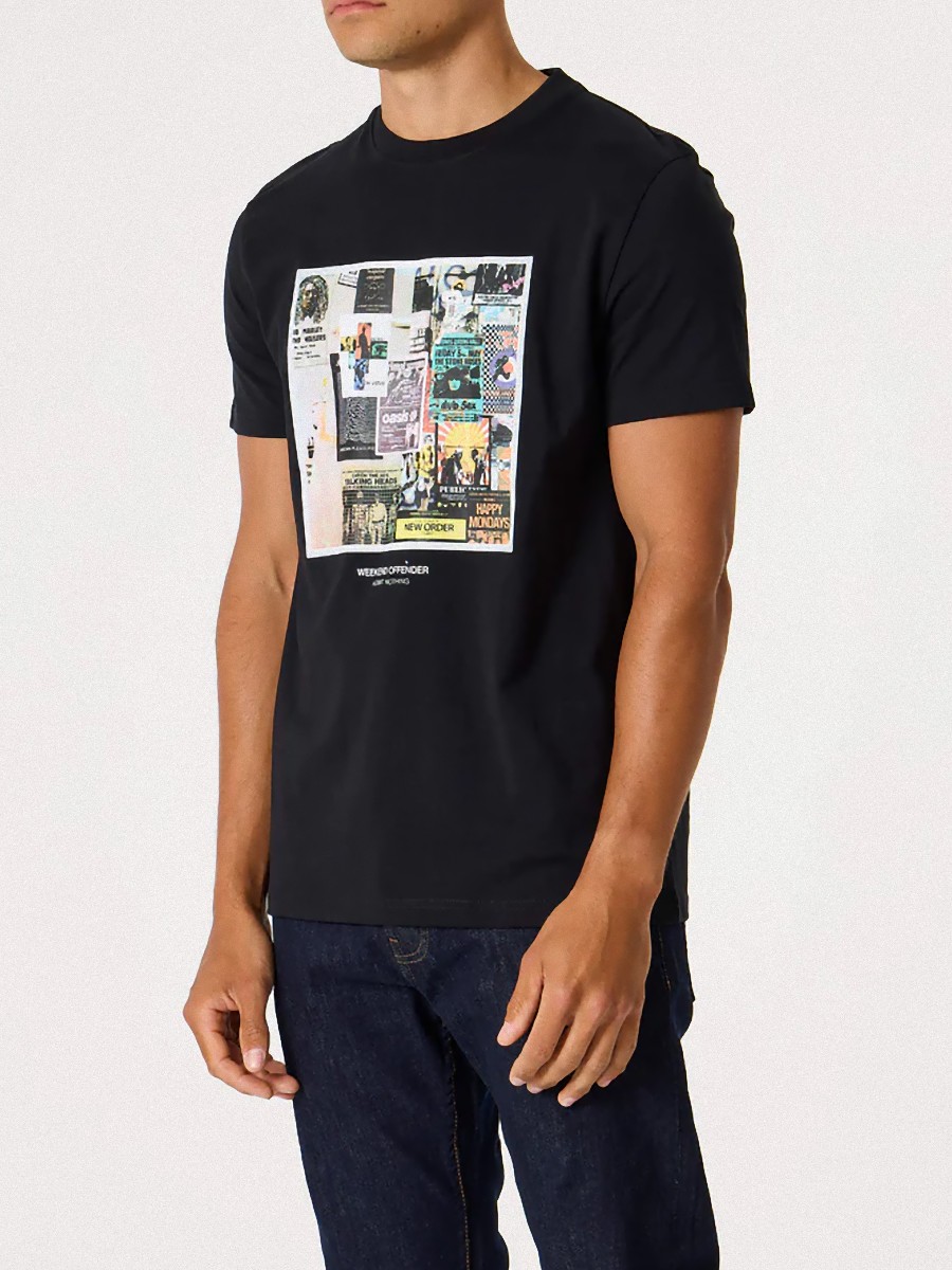 

Футболка мужская Weekend Offender PTAW2202-BLK черная L, PTAW2202-BLK