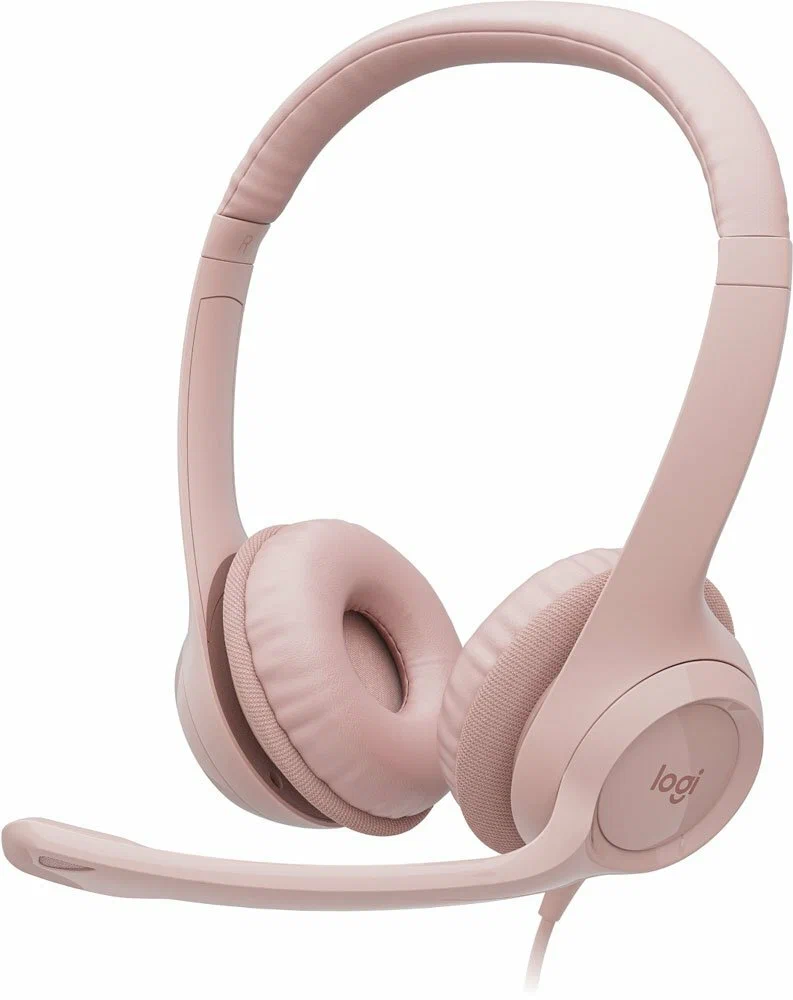 

Наушники Logitech H390 розовый (981-001281), H390
