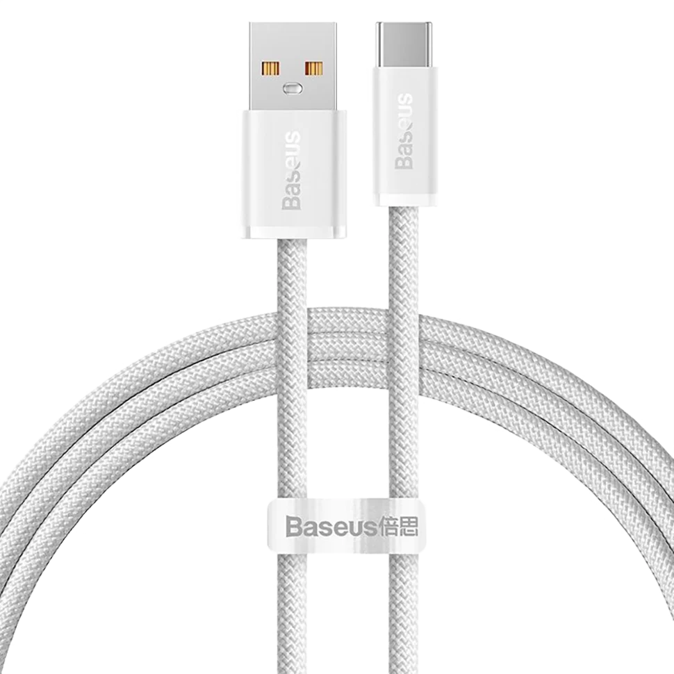 

Кабель Baseus Dynamic USB - Type-C 100W 2м Белый CALD000702, CALD000702