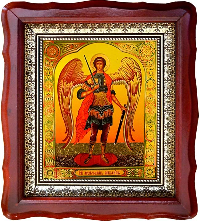 

Михаил Архангел. Печатная икона.