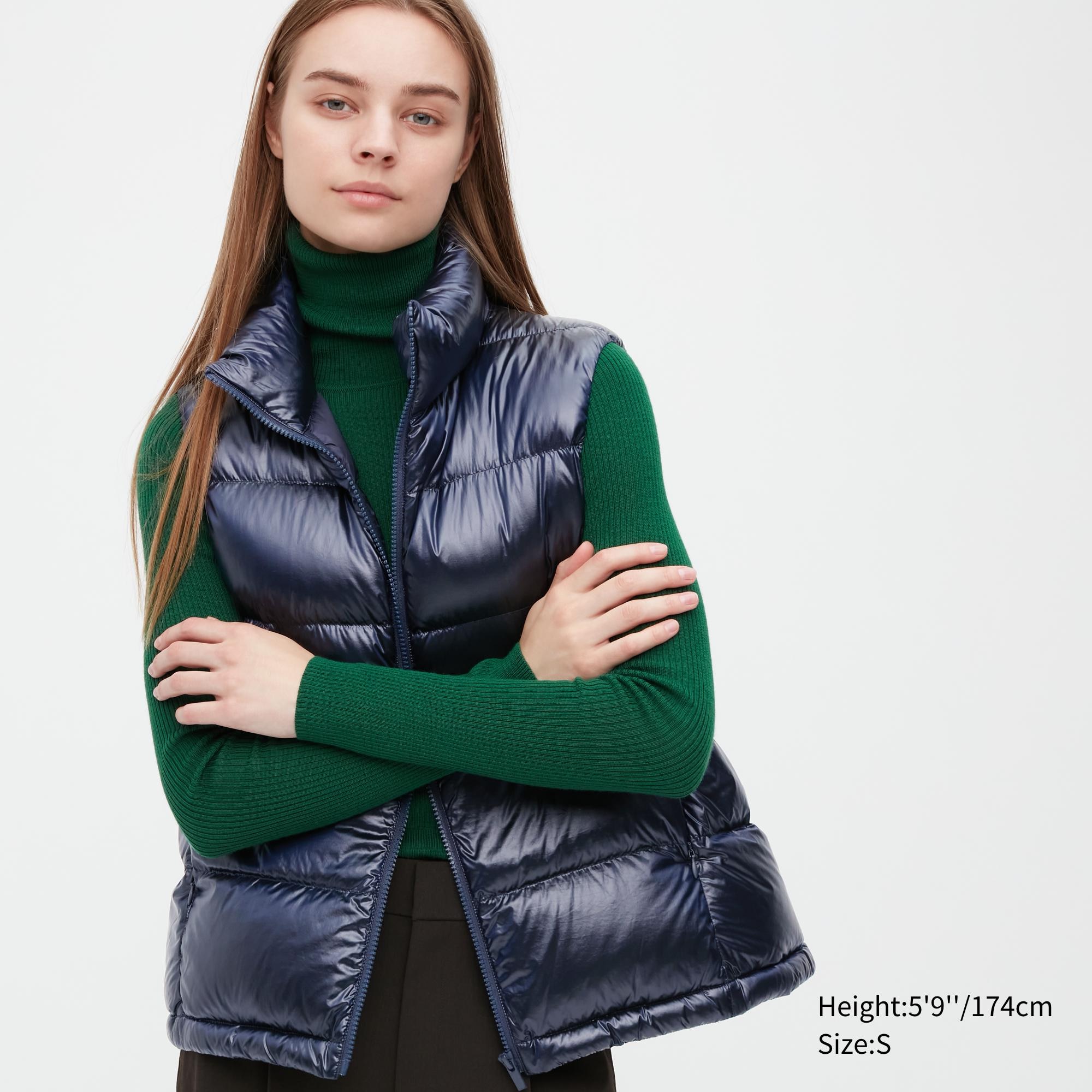 

Утепленный жилет женский UNIQLO 450497COL69 синий S (доставка из-за рубежа), 450497COL69