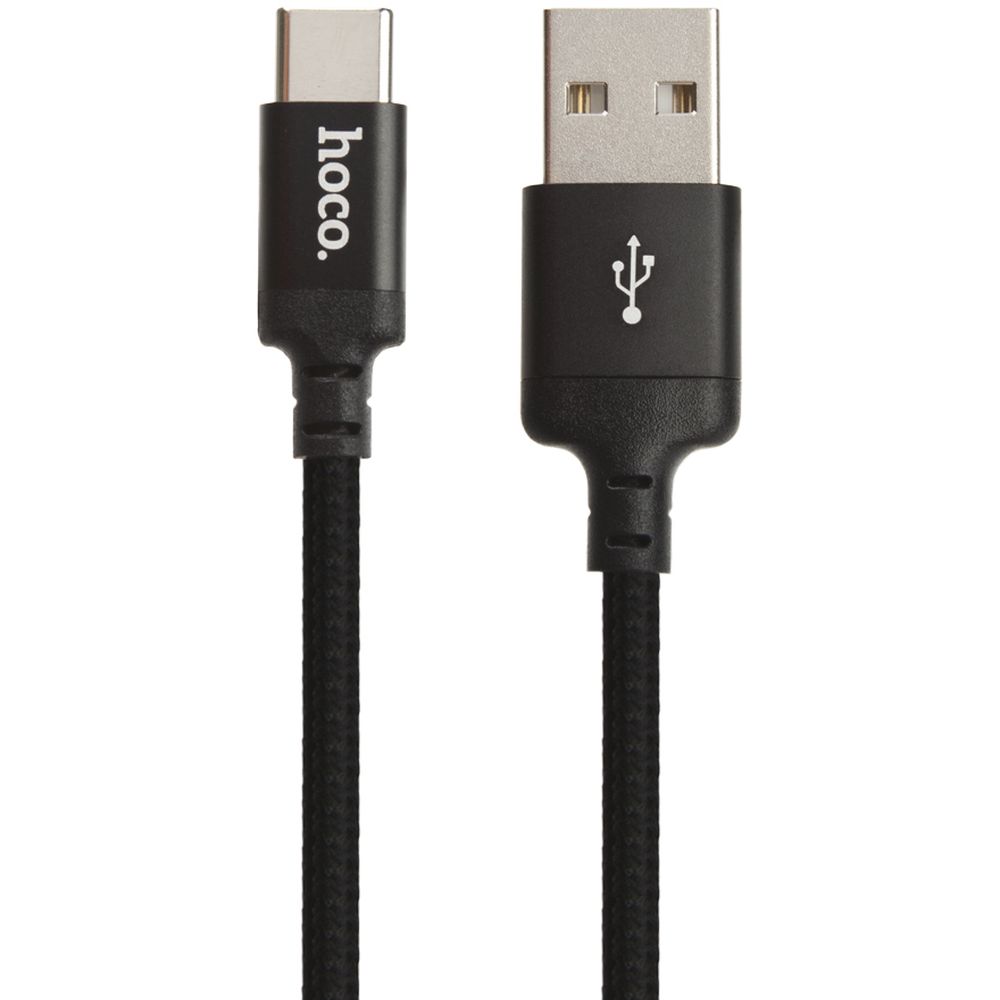 

Кабель Hoco X14 USB to USB-C 2m Black