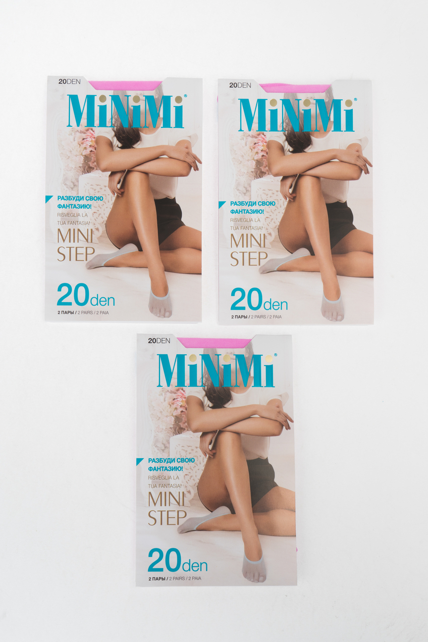 фото Набор подследников женских minimi mini step 20 розовых 35-40