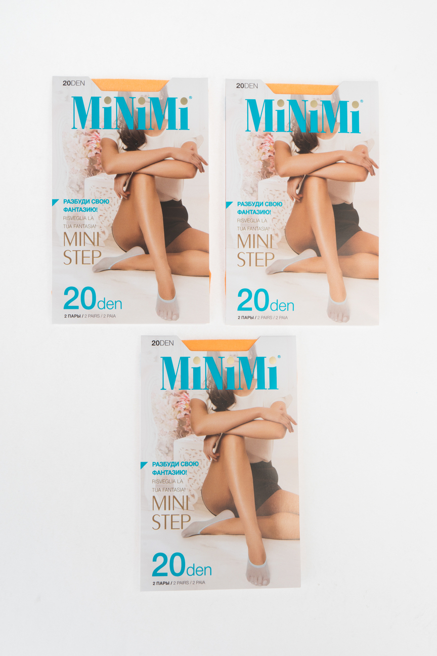 фото Набор подследников женских minimi mini step 20 оранжевых 35-40