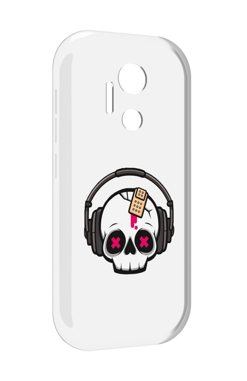

Чехол MyPads черепок в наушниках для doogee x97 pro, Прозрачный, Tocco