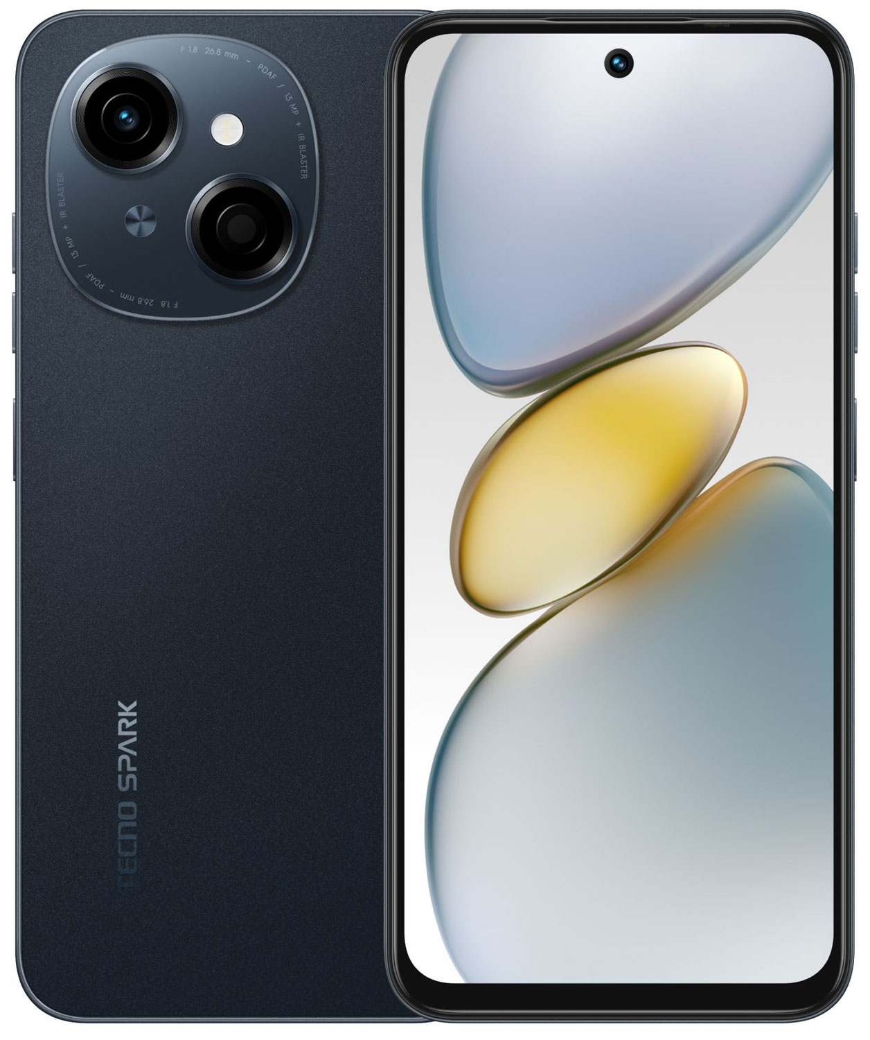 

Смартфон Tecno Spark Go 1 3/64GB Startrail Black, SPARK Go 1