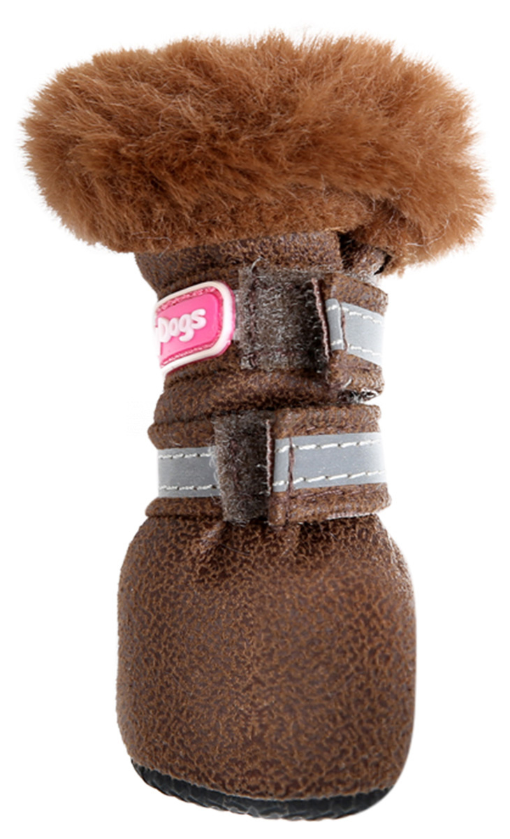 

Сапоги для собак зимние For My Dogs коричневые FMD673-2021 5, FOR MY DOGS сапоги для собак зимние коричневые FMD673-2021 (5)