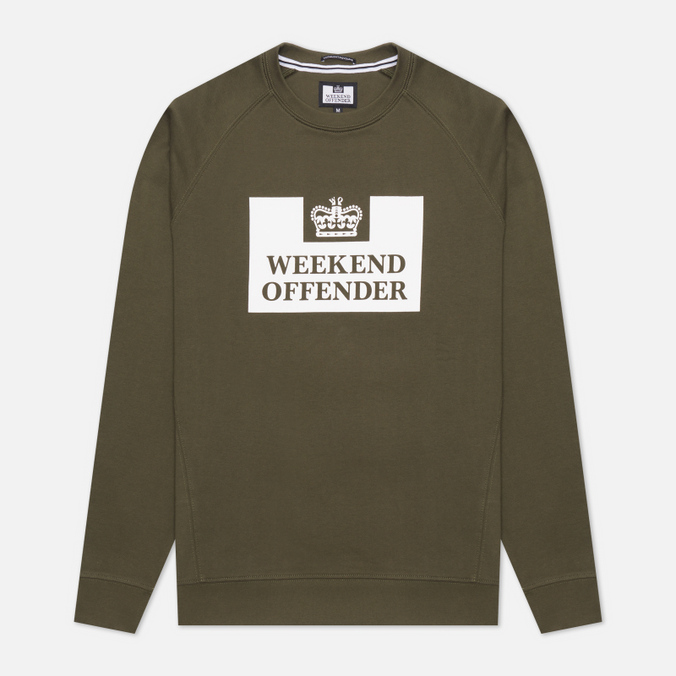 фото Свитшот мужской weekend offender swaw2207-dgrn хаки s