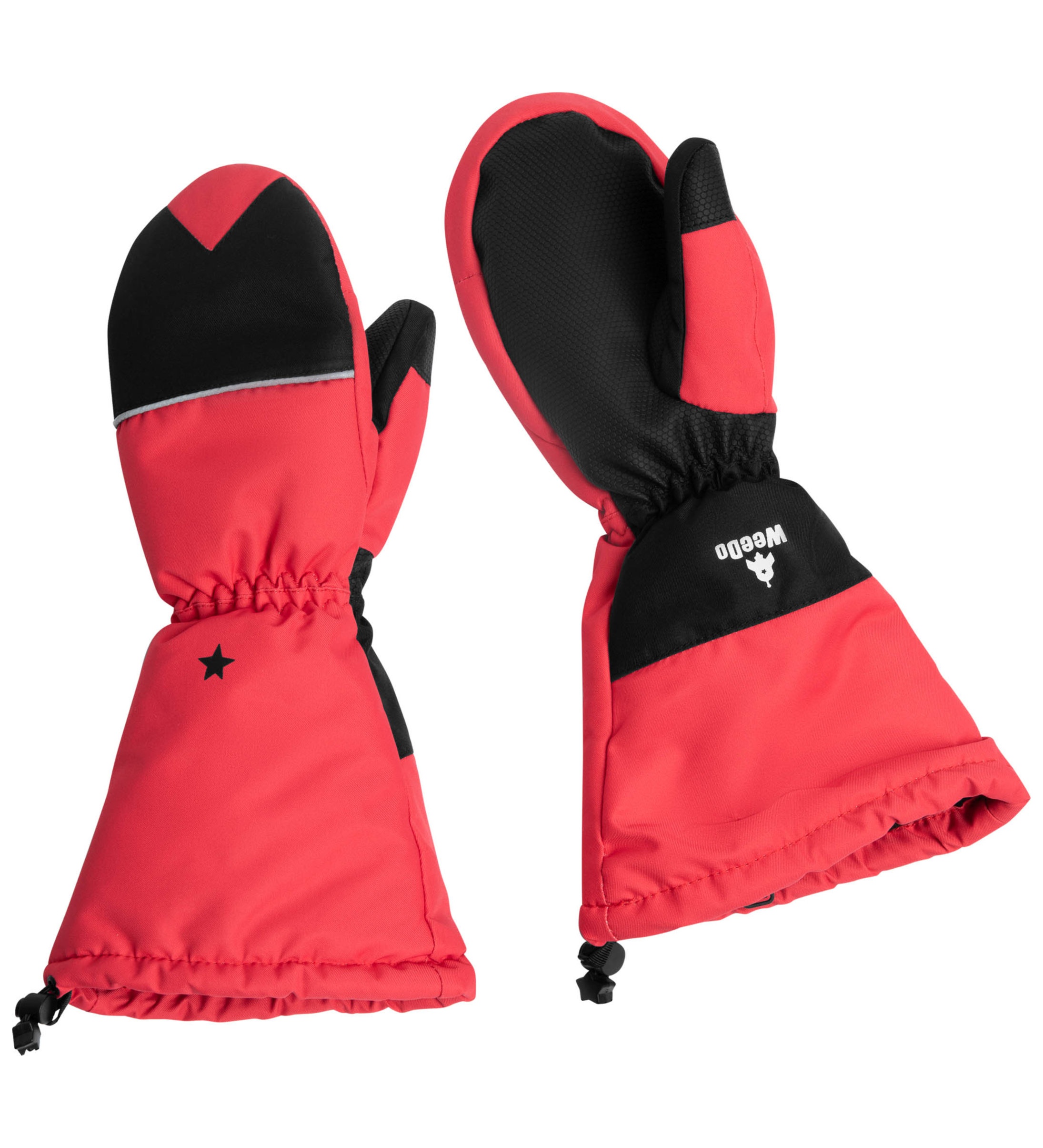 

Варежки детские WeeDo Devil red, красный,черный, 16, Devil red