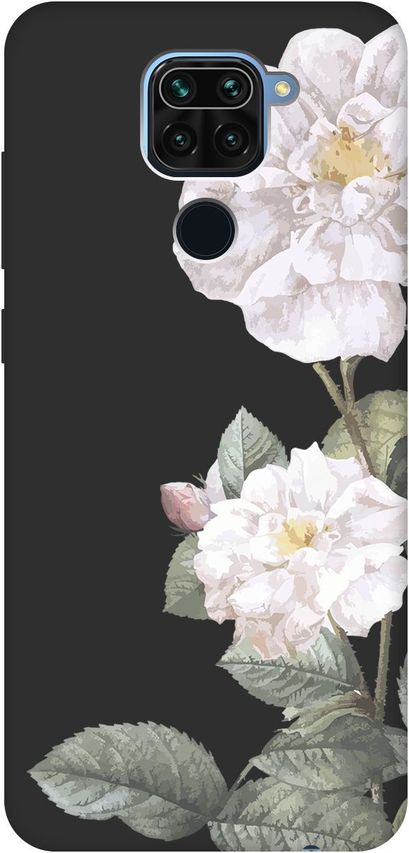 

Чехол-книжка на Samsung Galaxy S10e с 3D принтом "White Rose" золотой, Черный;желтый, 2644