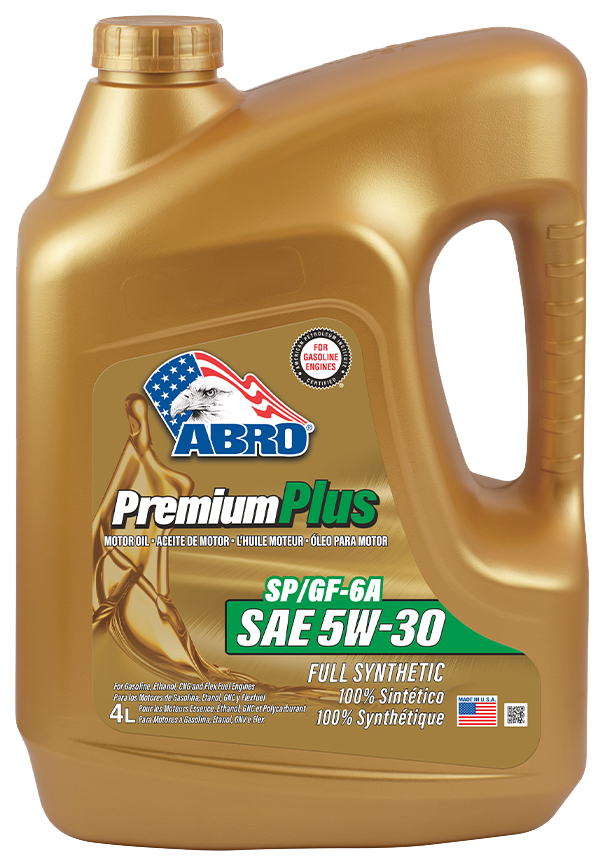Моторное масло ABRO Premium Plus Full Synthetic 5w30 синтетическое 4л