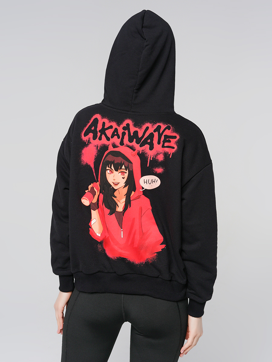 

Худи женское ТВОЕ 88734 черное XL, 88734