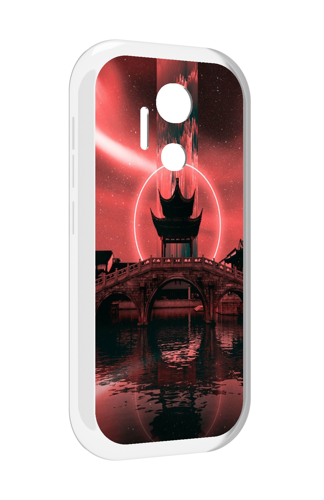 

Чехол MyPads японский мост красный фон для doogee x97 pro, Прозрачный, Tocco