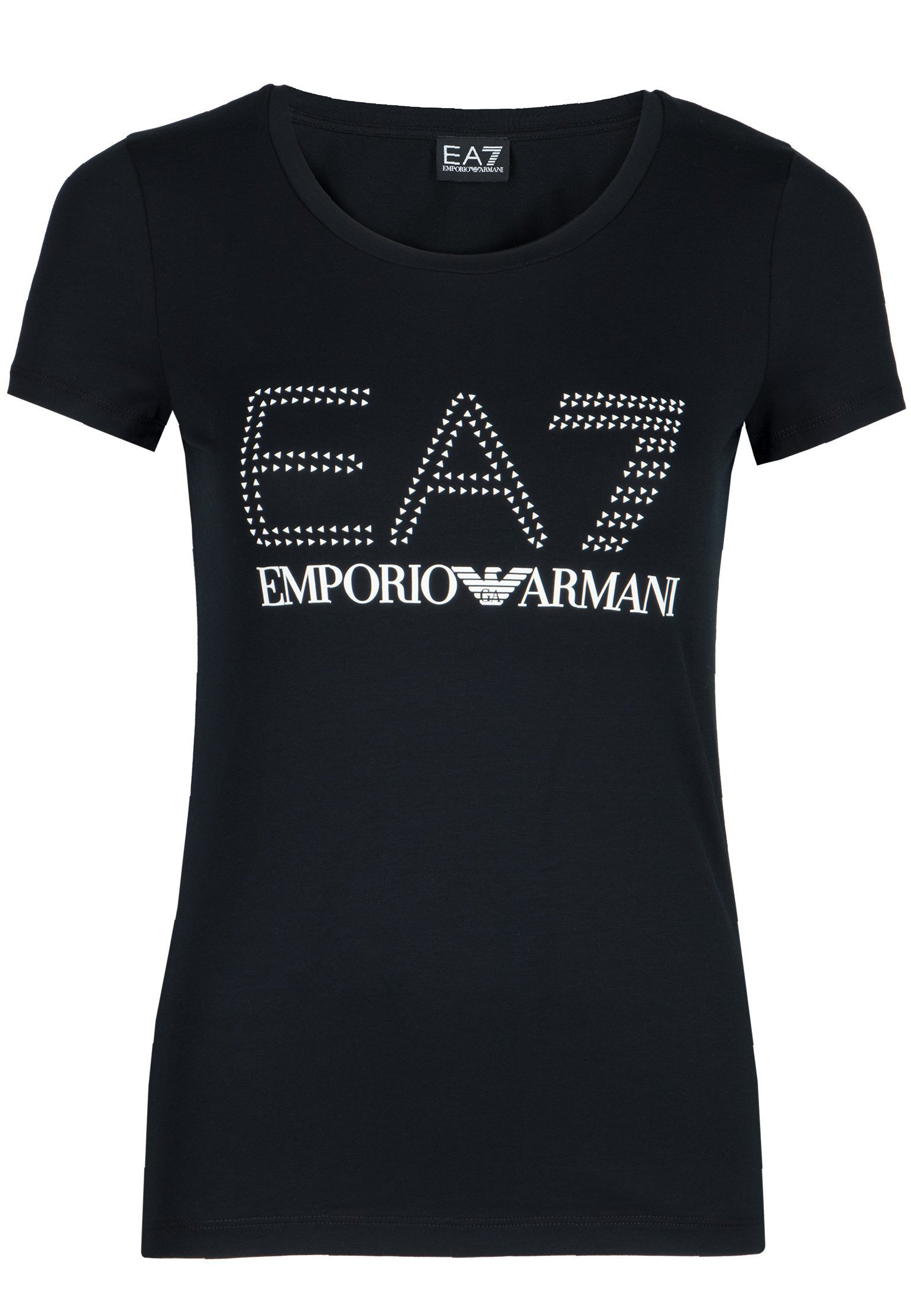 

Футболка женская EA7 116603 черная M, Черный, 116603