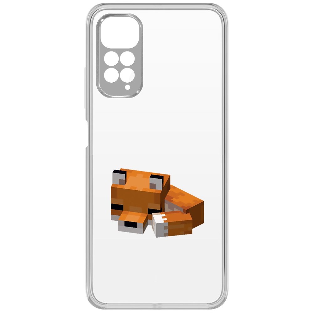 Чехол-накладка Minecraft-Спящий Лисенок для Xiaomi POCO M4 Pro