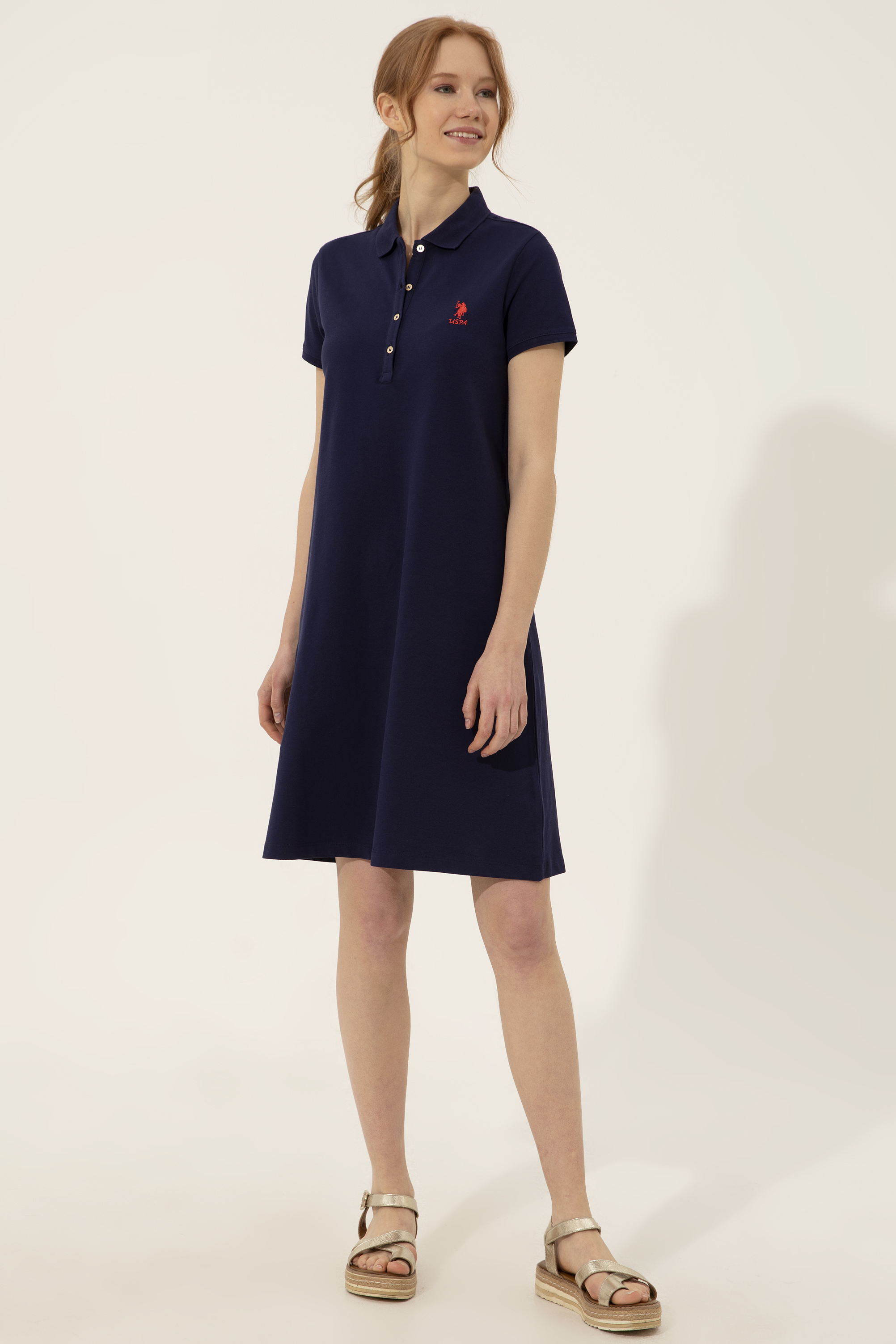 

Платье женское U.S. POLO Assn. G082GL0750GURLIN22 синее 2XS, Синий, g082gl0750gurlin22