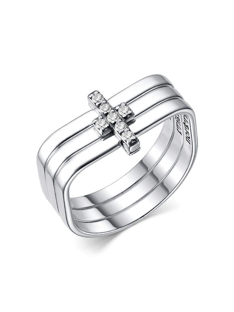 

Кольцо из серебра р.19 ЮК ДАР к-2377о, фианит, к-2377о