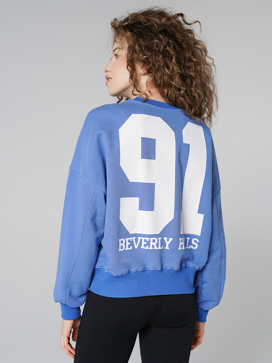 

Свитшот женский ТВОЕ 90387 синий XL, 90387