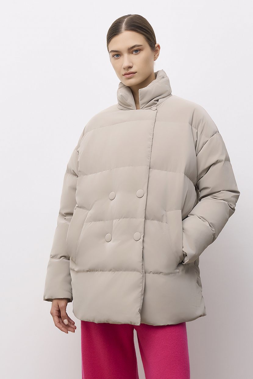 

Пуховик женский Baon B0123510 бежевый 2XL, B0123510